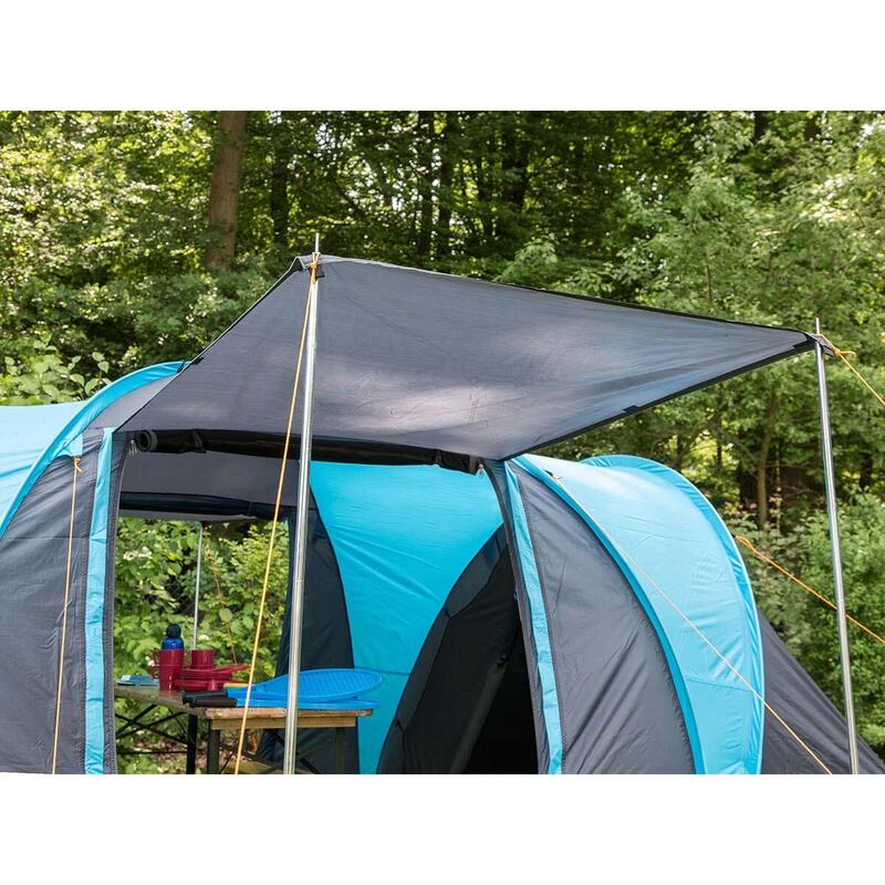 Tente dôme Hammerfest 6 Sleeper Protect - 6 pers. - 2 cabines noires - sol cousu