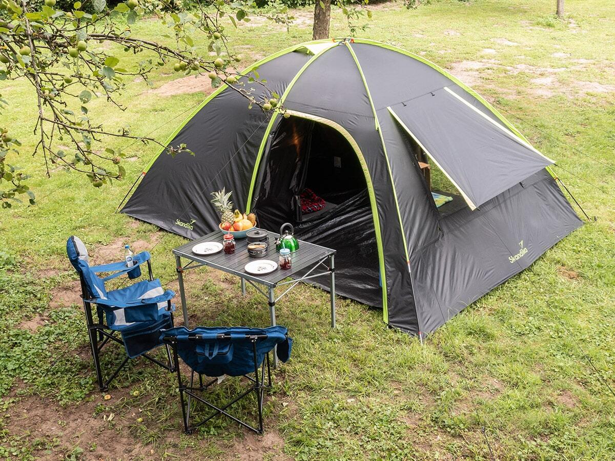 Tenda de campeggio - Vaasa 4 - Outdoor - 4 persone - 1x cabina scuro 2/7