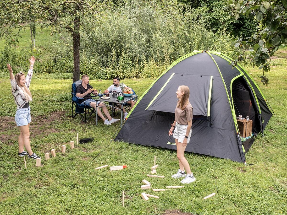 Tenda de campeggio - Vaasa 4 - Outdoor - 4 persone - 1x cabina scuro 6/7