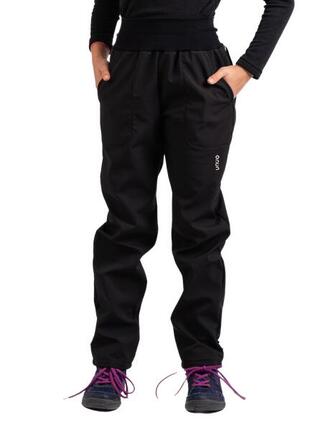Softshell-Hose mit Fleece für Kinder Simple, Schwarz