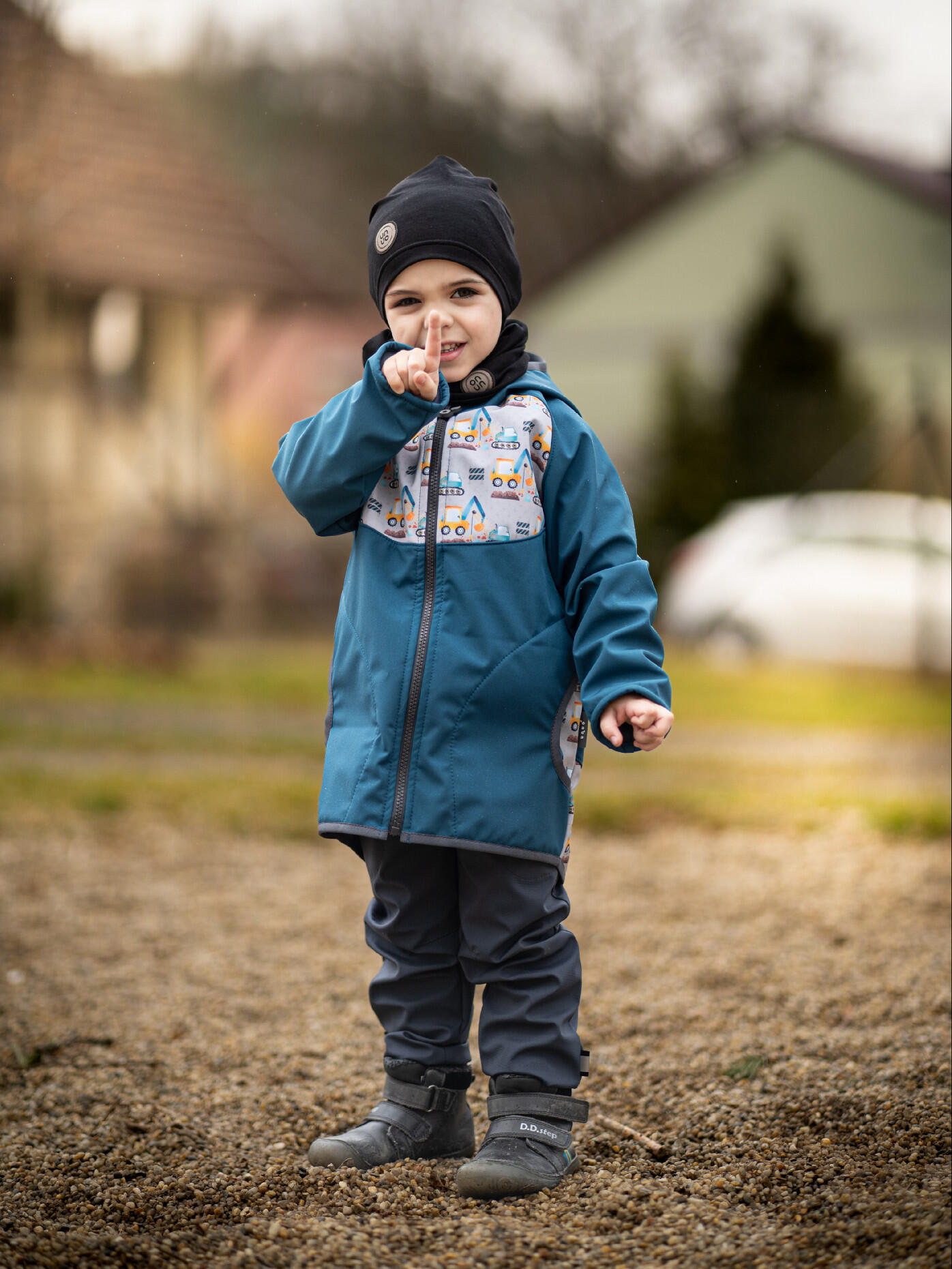 Ungefütterte Softshell-Hosen für Kinder Street, D. Grau 6/7