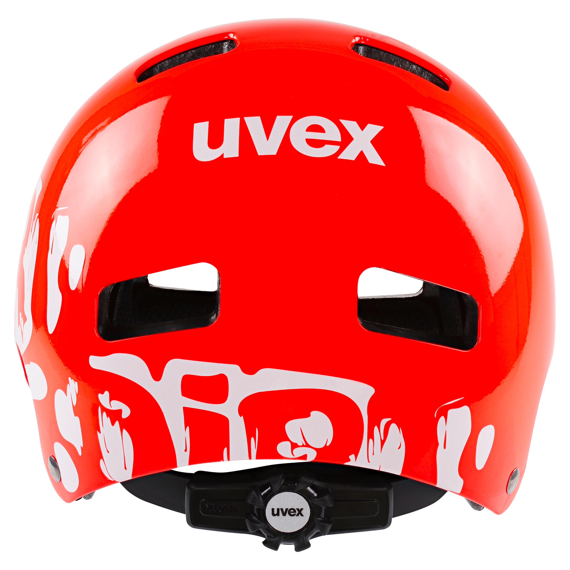 Kid 3 Dirtbike Neon-Red Fahrrad Inline Scooter Skate Kinder Helm Retro-Look 3/7