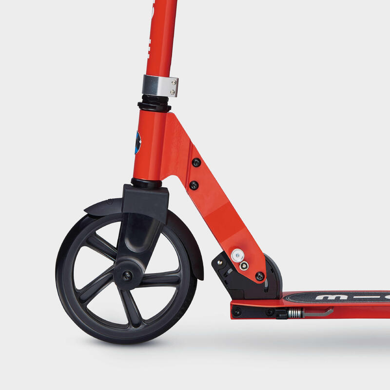 Trottinette pliable grandes roues enfant – Micro Cruiser Rouge