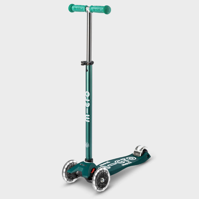 Trottinette enfant Maxi Micro Deluxe Éco Vert LED