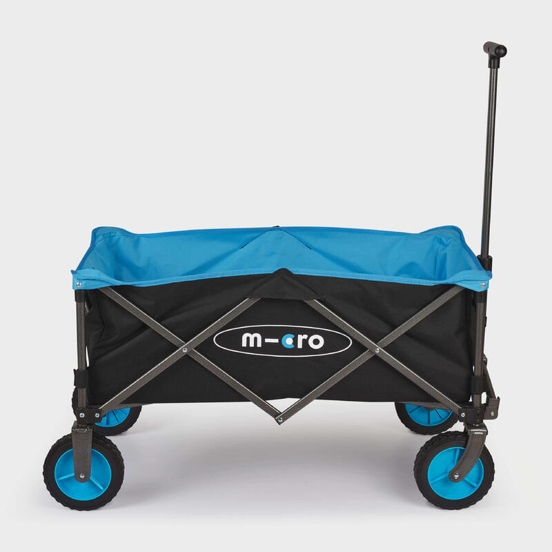 CARRITO PLEGABLE MICRO WAGON COLOR NEGRO/AZUL