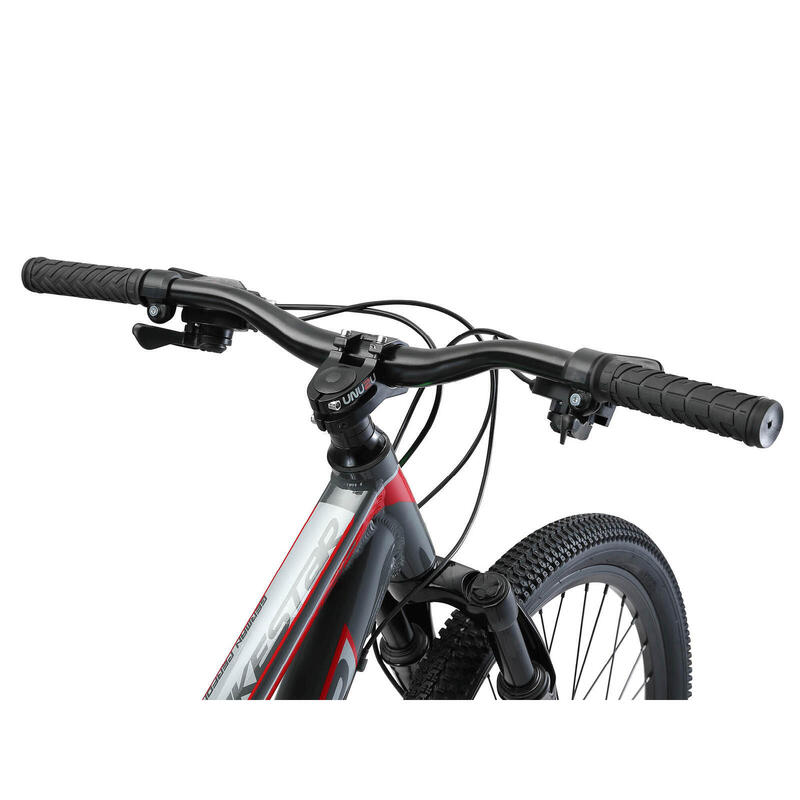 Bikestar Hardtail MTB Alu 26 inch 21 Speed Grijs/Rood