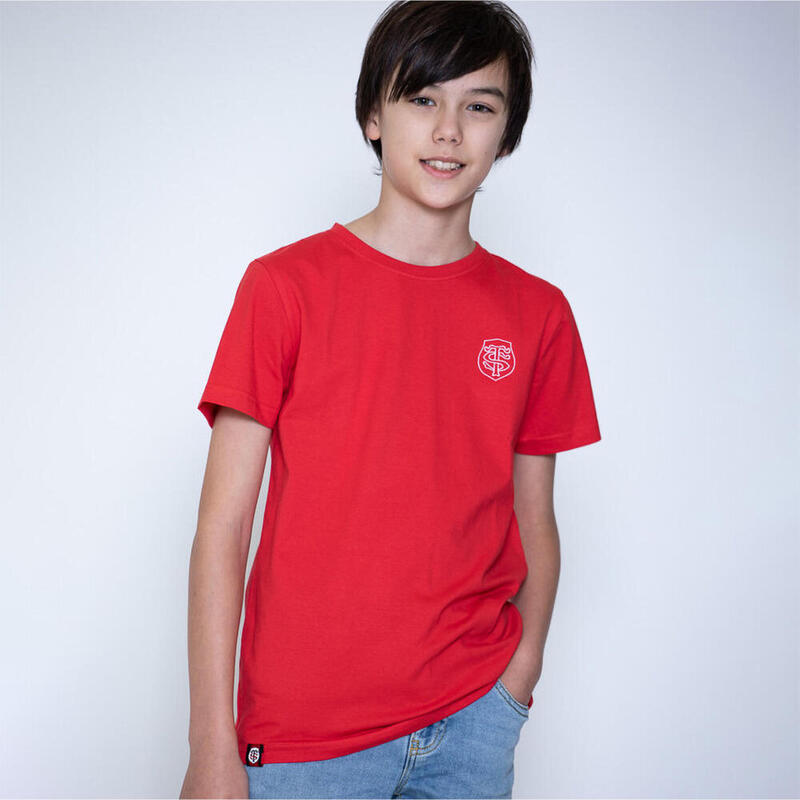 TSHIRT ENFANT STADE TOULOUSAIN CIRCLE ROUGE