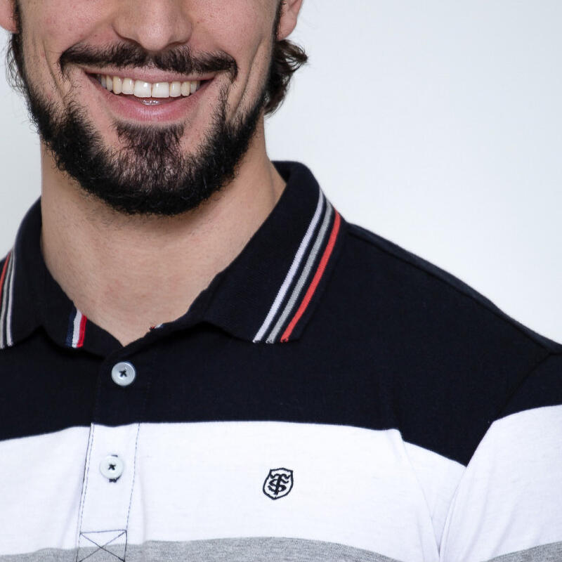 Poloshirt Stade Toulousain Paro Zwart