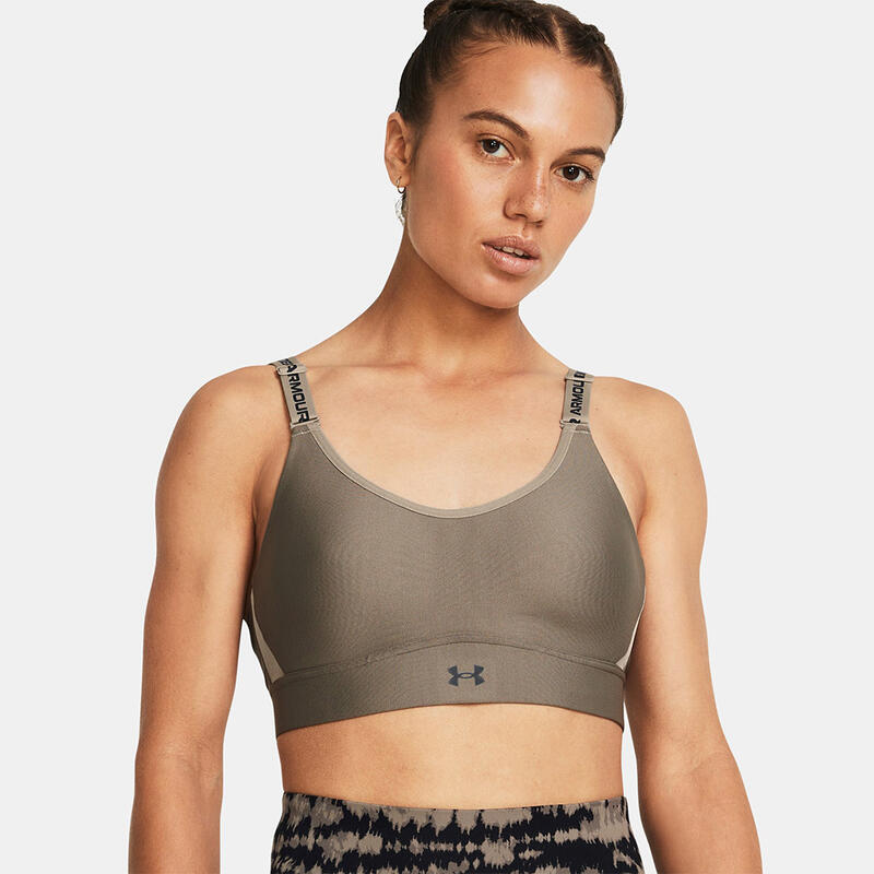 BRASSIERE UA Infinity 2.0 UNDER ARMOUR FEMME TAUPE