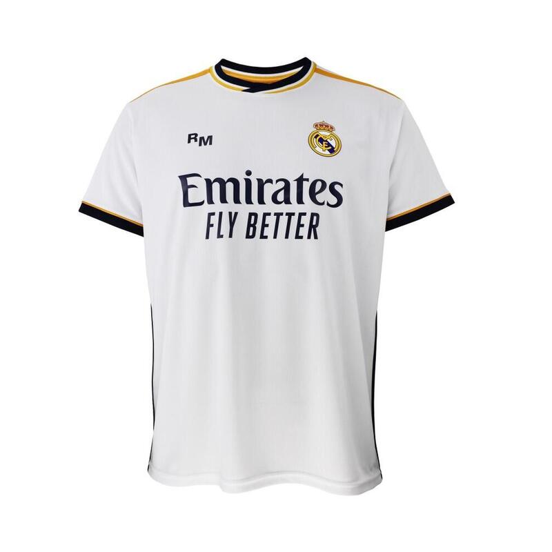 Camiseta Fútbol Real Madrid 1ª Equipación Réplica Oficial Bellingham 23/24.
