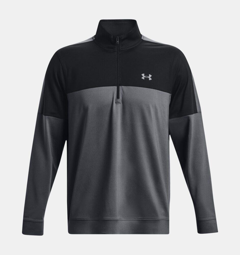 SWEAT 1/4 ZIP UNDER ARMOUR GOLF NOIR 3/5