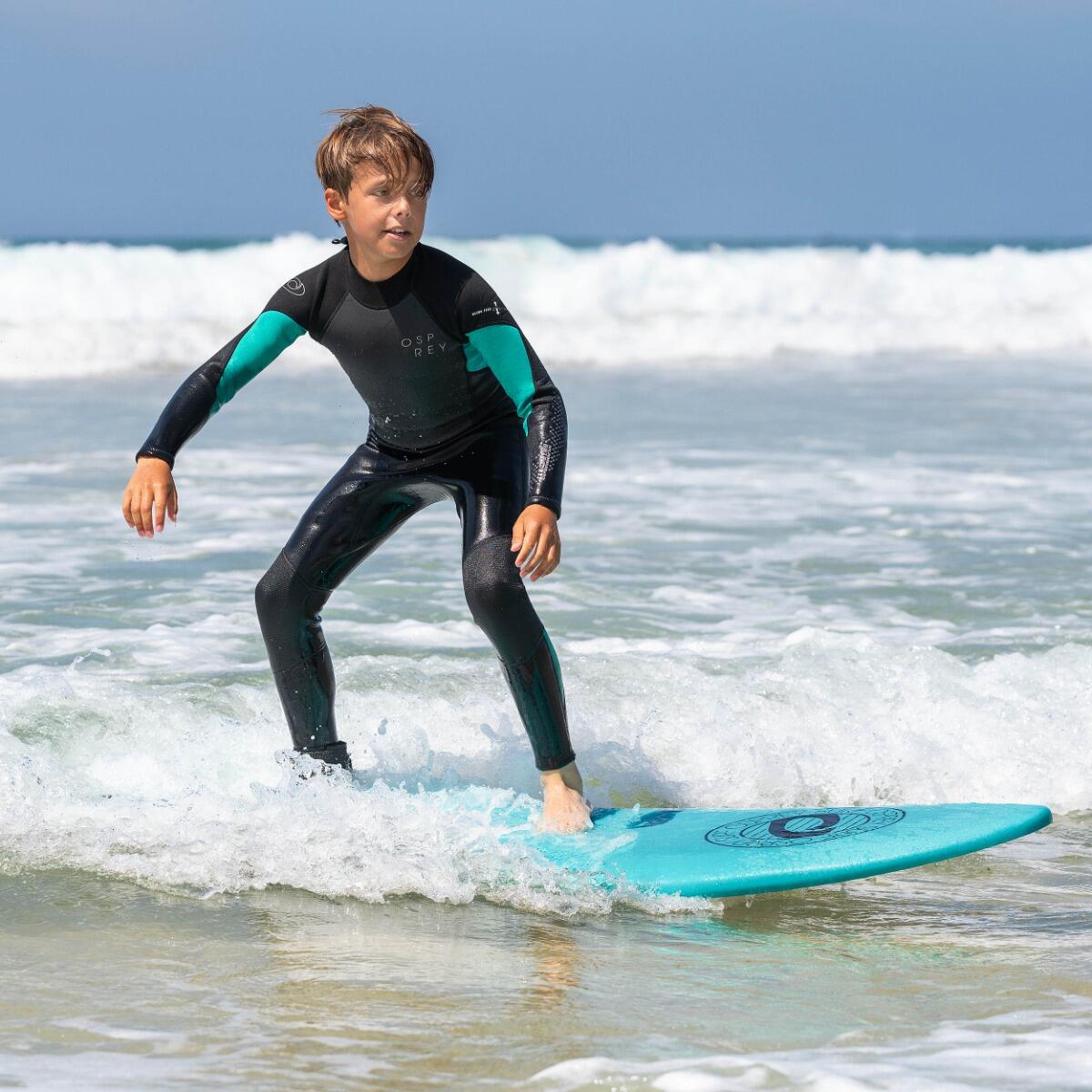Osprey Kids Zero 3mm Wetsuit | Full Length Winter Neoprene Wetsuit, Teal 2/6