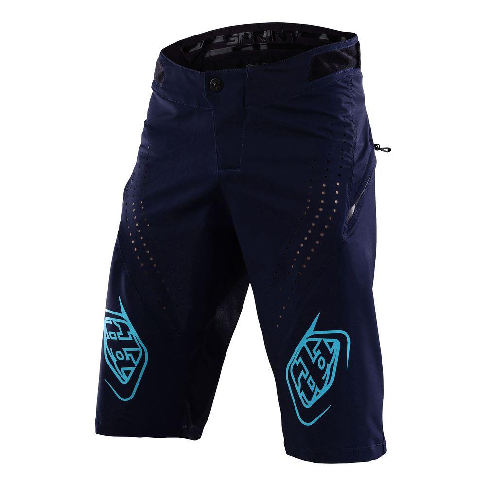 Tld - Troy Lee Designs - Short Vtt Sprint Léger Pour Dh Et Enduro Bleu Homme - Short - Bleu - Decathlon
