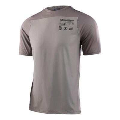 Maglia MTB SKYLINE a manica corta ultraleggera Grigio Uomo