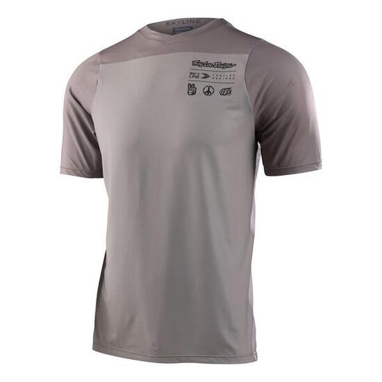 Maglia MTB SKYLINE a manica corta ultraleggera Grigio Uomo