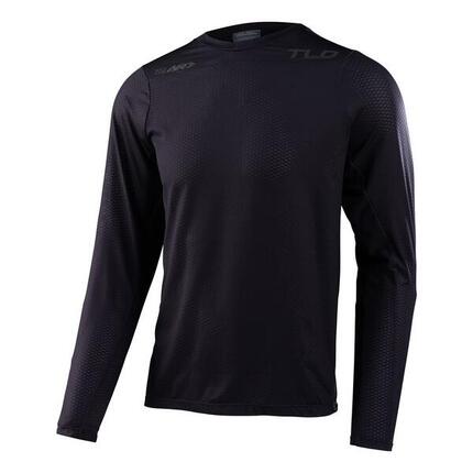 Ultraleichtes MTB-Trikot SKYLINE AIR mit langen Ärmeln Schwarz Herren