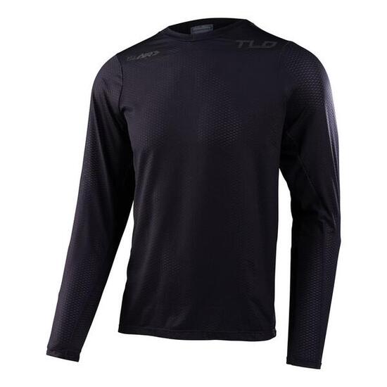 Ultraleichtes MTB-Trikot SKYLINE AIR mit langen Ärmeln Schwarz Herren
