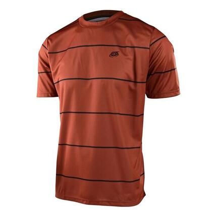 Camiseta MTB FLOWLINE de manga corta marrón para hombre