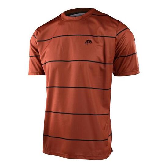 Camiseta MTB FLOWLINE de manga corta marrón para hombre