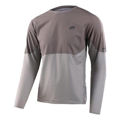 Lichtgewicht en ademend mtb drift-shirt, perfect voor trailrijden grijs heren