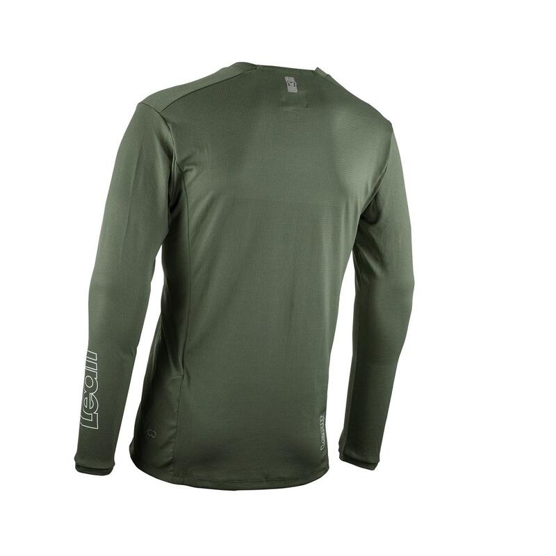 Maglia MTB Enduro 4.0 elastica a maniche lunghe Verde Uomo