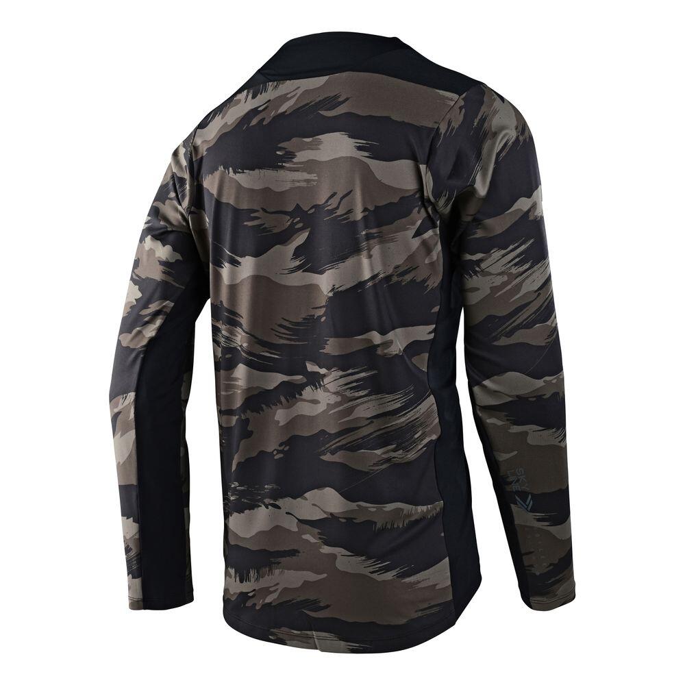 Chemise VTT manches longues SKYLINE CHILL chaude et confortable Noir Homme 2/2
