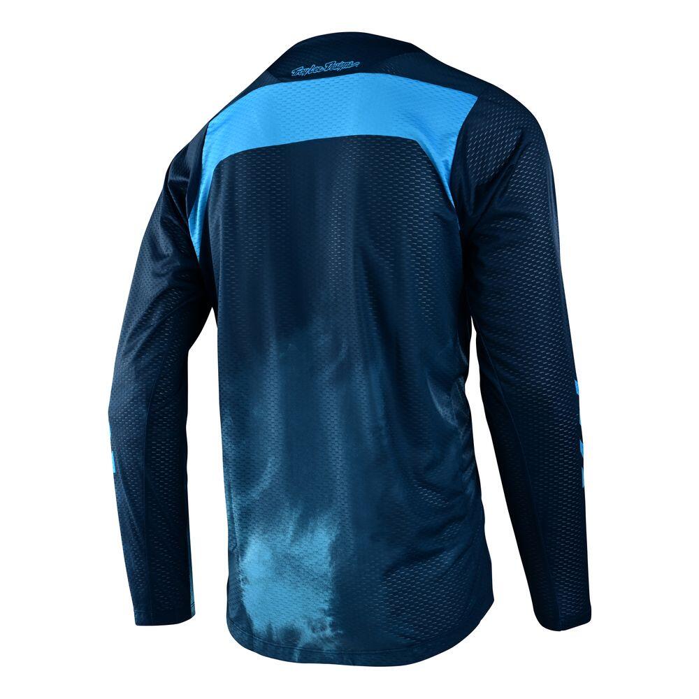 Ultraleichtes MTB-Trikot SKYLINE AIR mit langen Ärmeln Blau Herren 2/2