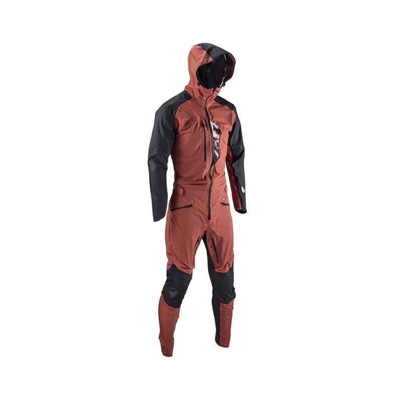 Tuta MTB Mono Suit HydraDri 3.0 impermeabile e traspirante Rosso Uomo