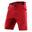 Pantaloncini MTB FLOWLINE casual con tessuto omologato Bluesign Rosso Uomo