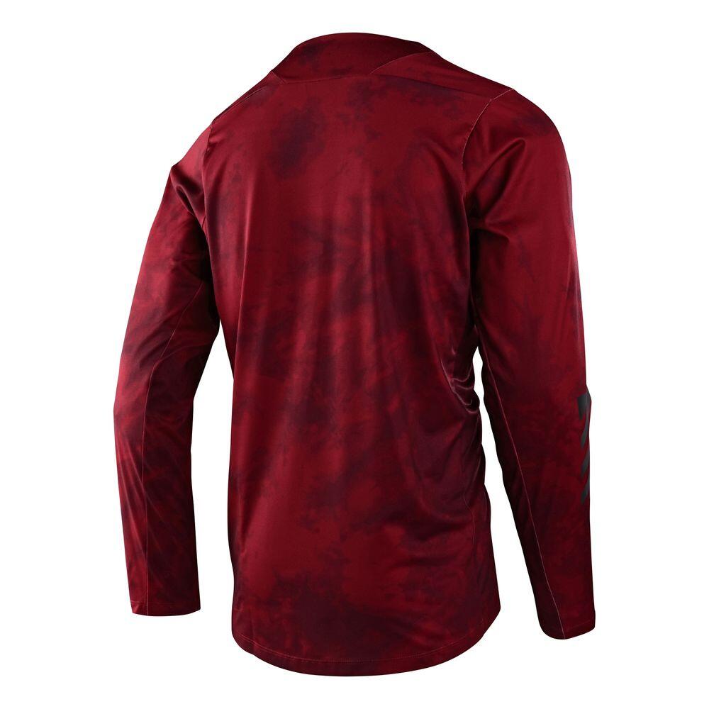 Maillot VTT manches longues SKYLINE CHILL chaud et confortable Rouge Homme 2/2