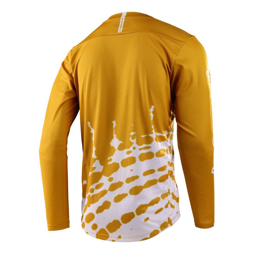 Camiseta MTB FLOWLINE de manga larga informal amarilla para hombre 3/3