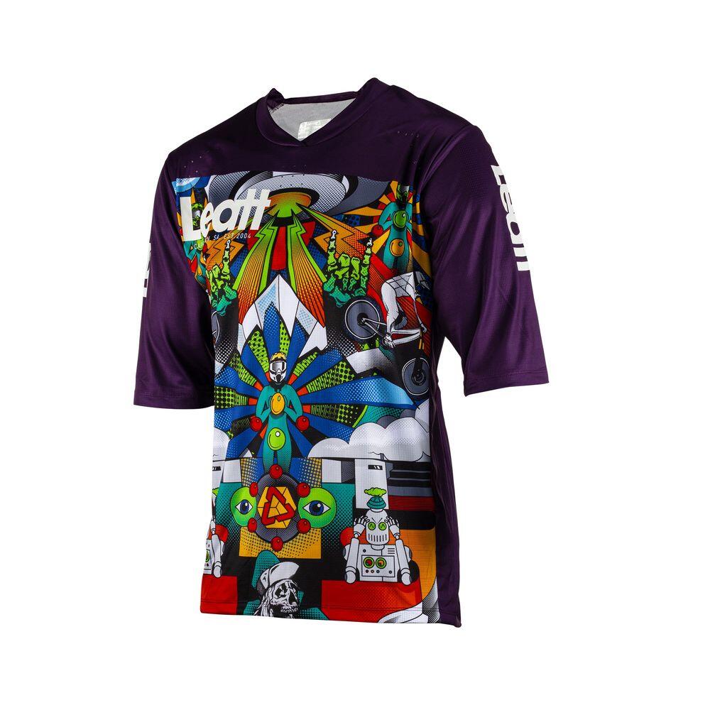 LEATT Maglia MTB Enduro 3.0 traspirante con maniche a tre quarti Multicolor Uomo