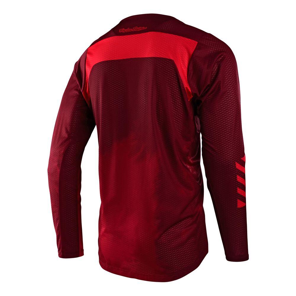 Maglia MTB SKYLINE AIR a manica lunga ultraleggera Rosso Uomo 2/2