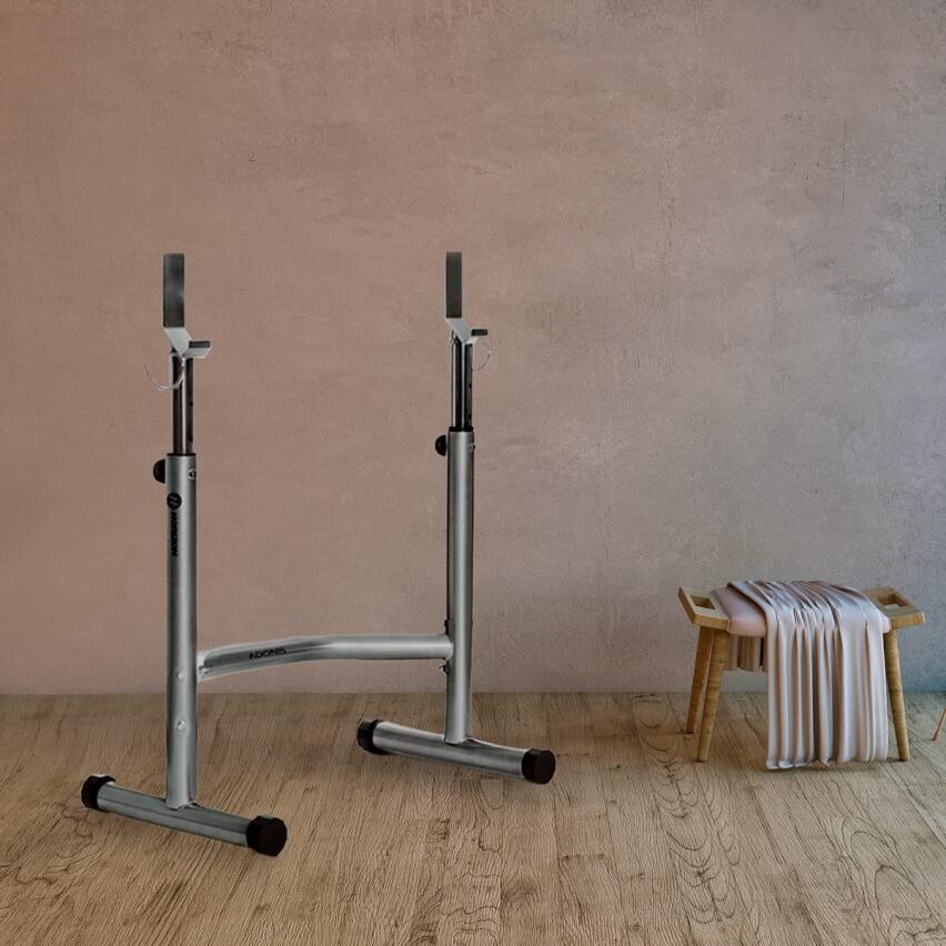 Rack de musculation Adonis – support barre réglable, charge max 160 kg 5/7
