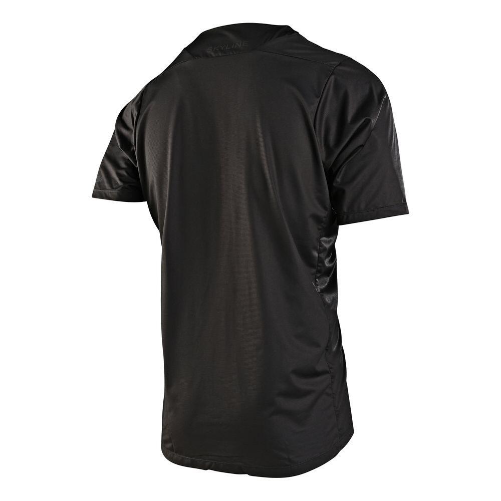 Maillot VTT ultraléger manches courtes SKYLINE Noir Homme 2/2