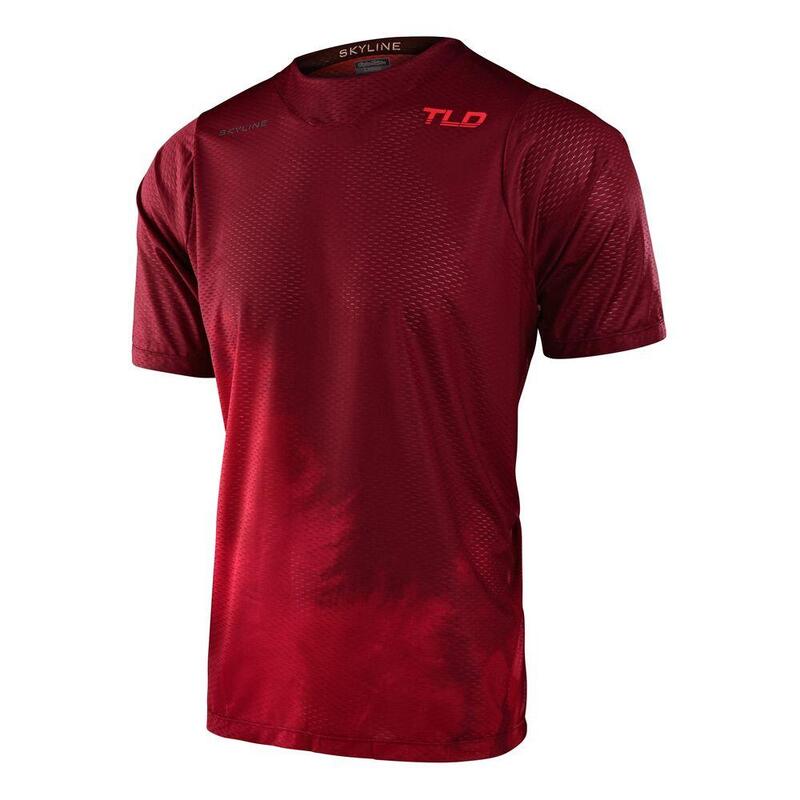 Maglia MTB SKYLINE AIR a manica corta ultra leggera Rosso Uomo