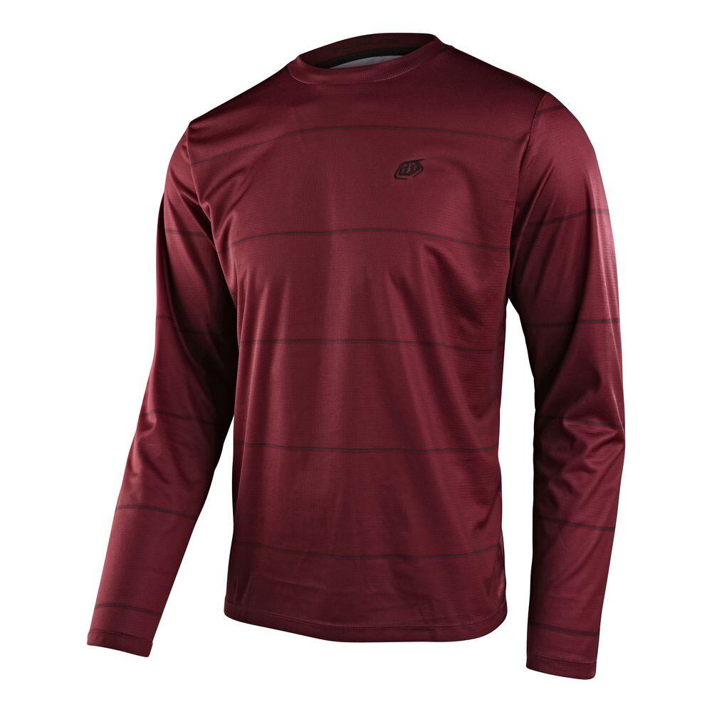 Maglia MTB FLOWLINE a maniche lunghe casual Rosso Uomo |  Tld - Troy Lee Designs