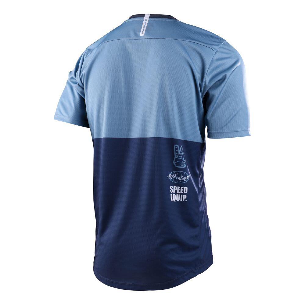 Maglia MTB FLOWLINE a maniche corte Blu Uomo 3/3