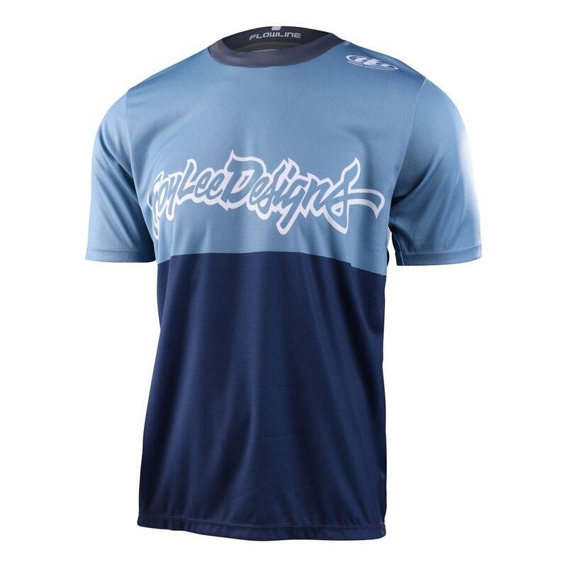 Maglia MTB FLOWLINE a maniche corte Blu Uomo