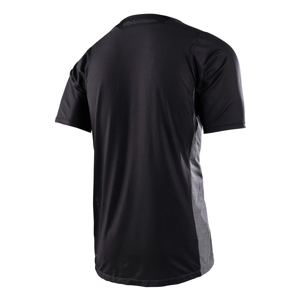 Maillot Manches Courtes Troy Lee Designs Skyline Signature Gris/Noir 3/3
