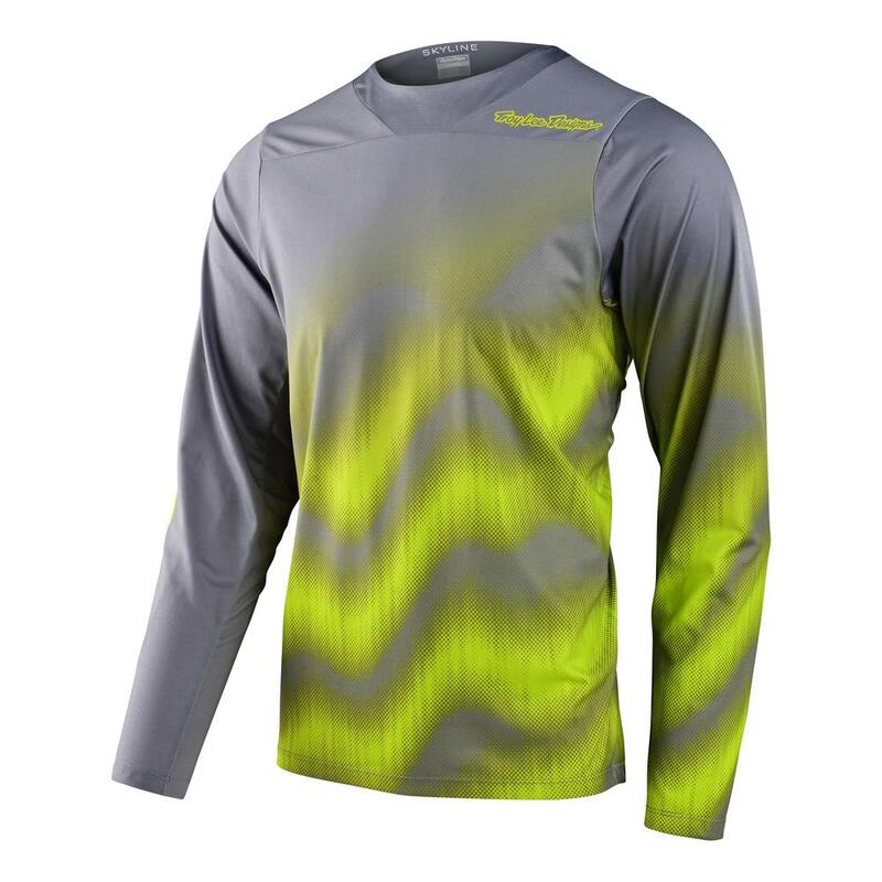 Maglia MTB SKYLINE CHILL a manica lunga calda e confortevole Grigio Uomo