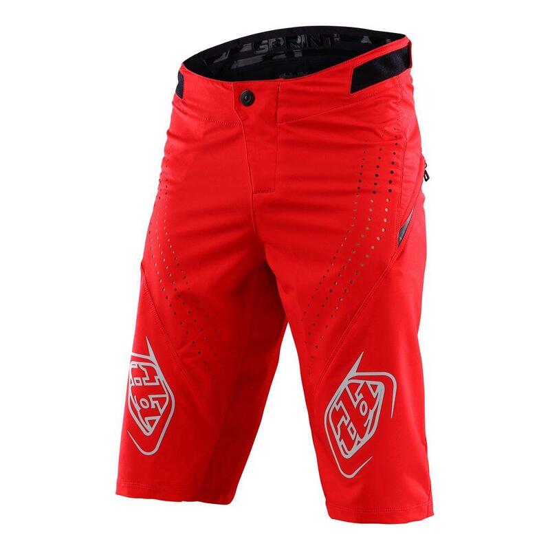 Pantaloncini MTB SPRINT leggeri per DH ed Enduro Rosso Uomo