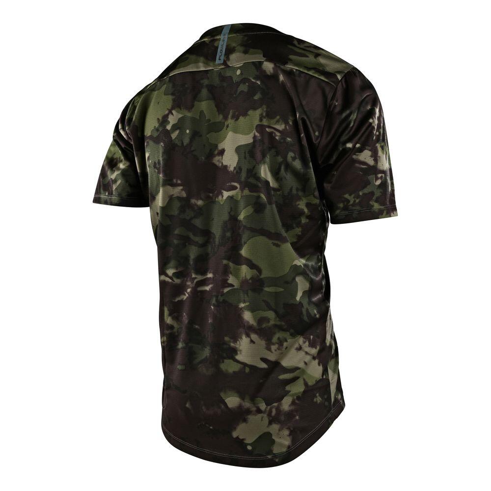 Camiseta MTB FLOWLINE de manga corta verde para hombre 2/2