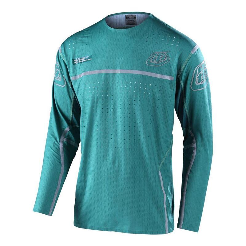 Maglia MTB SPRINT ULTRA a manica lunga traspirante Verde Uomo