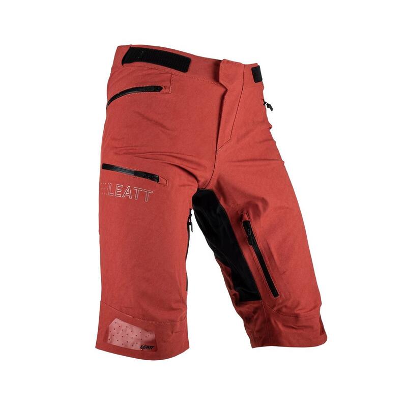 Pantaloncini MTB 5.0 HydraDri traspiranti e impemeabili Rosso Uomo