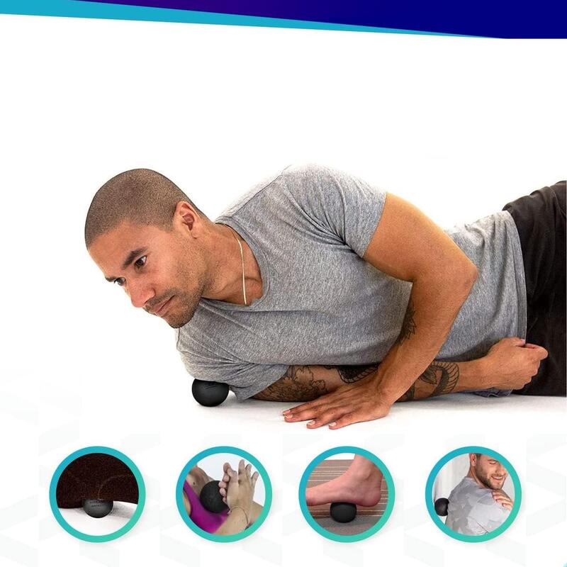 Massage triggerpoint foam roller met massage bal