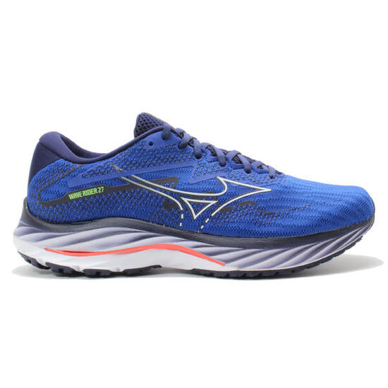 Hardloopschoenen voor Volwassenen Mizuno Wave Rider 27 Blauw
