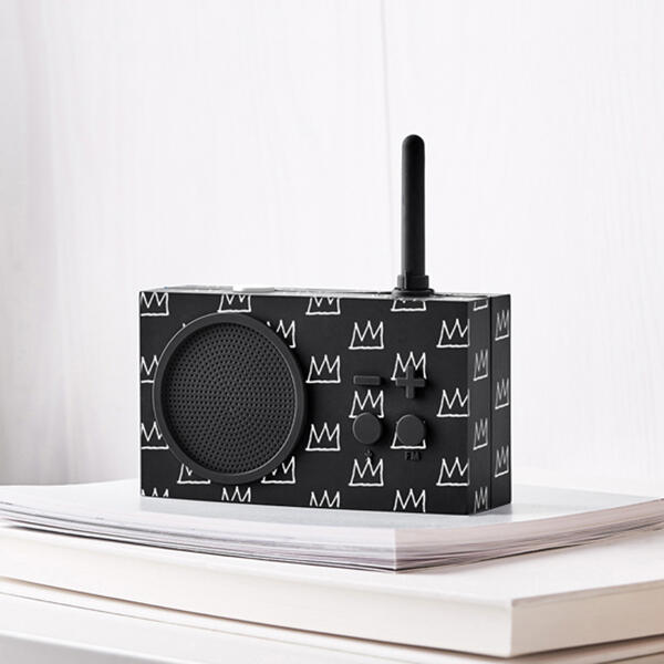 Rádio FM Lexon Tykho 3 Jean Basquiat crown black 2/2