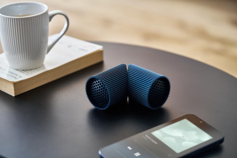Coluna Lexon Ray Speaker azul 7/7