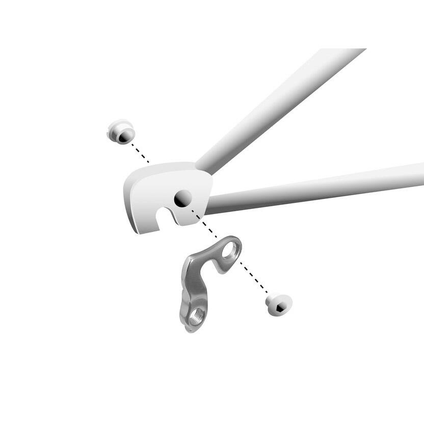 Gancio del deragliatore posteriore destro Union gh-081 5/6